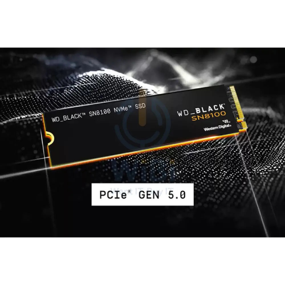 WD Black SN8100 NVMe SSD Without Heatsink - 2TB / M.2 2280 / Up to 14900 MB/s / PCIe Gen 5.0x4 - SSD (Solid State