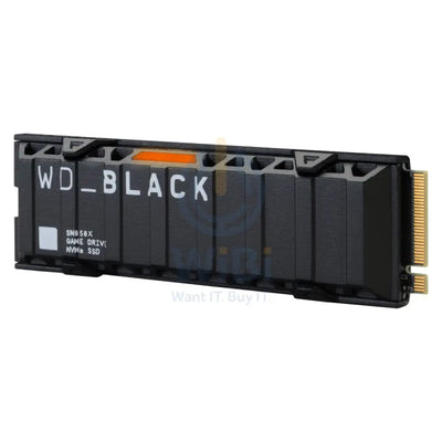 WD Black SN850X NVMe SSD with Heatsink - 2TB / M.2 2280 / Up to 7300MB/s / PCIe 4 x4 - SSD (Solid State Drive) Storage