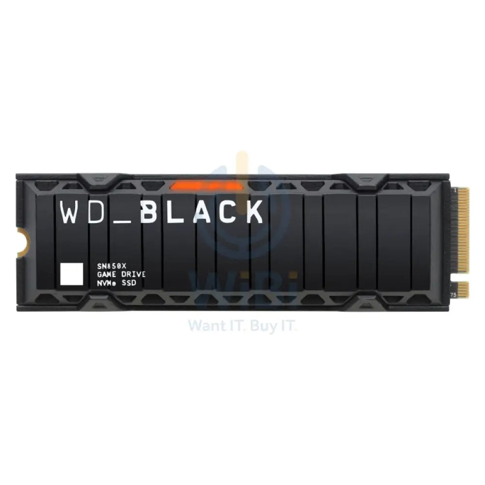 ويسترن ديجيتال أسود SN850X NVMe NVMe إس إس دي مع حراري - 4 تيرابايت / م.2 2280 / فوق إلى 7300 ميجابايت/ثانية / PCIe 4 x4 - إس إس دي صلبة حالةصلبة  محرك تخزين)