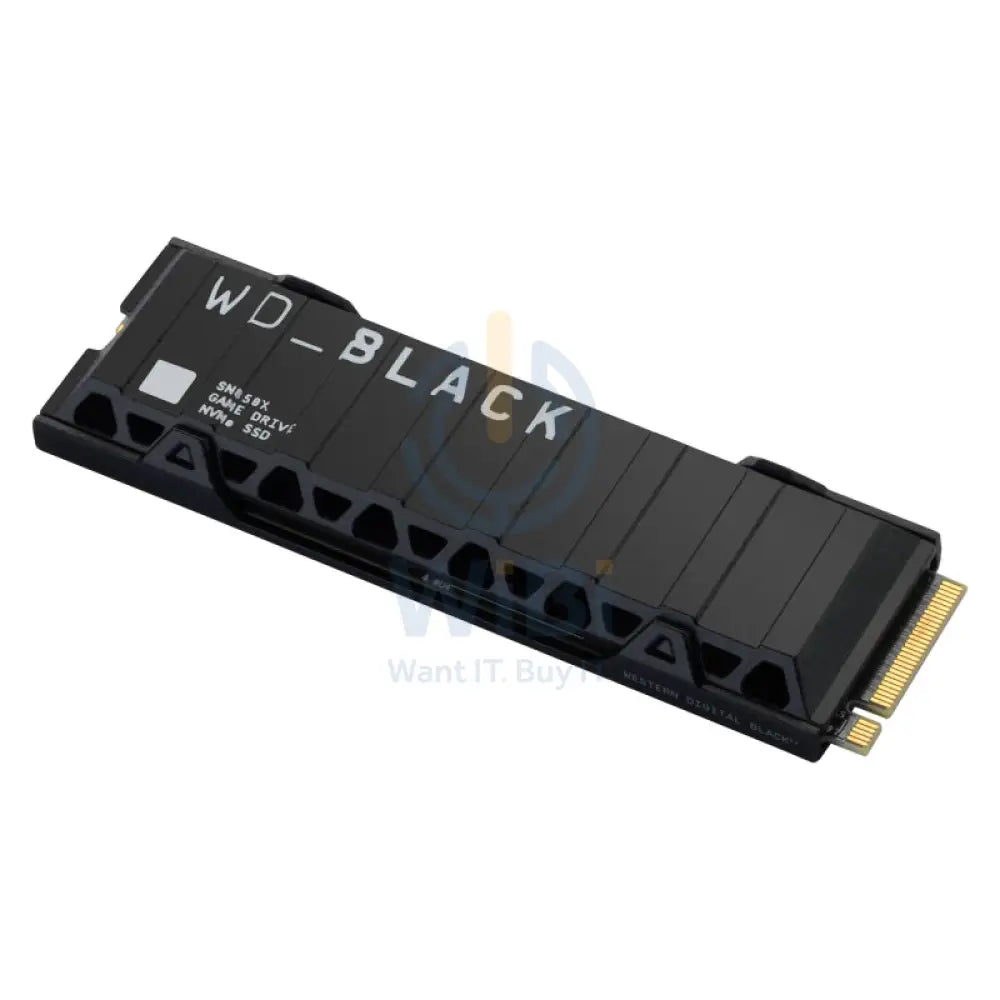 ويسترن ديجيتال أسود SN850X NVMe NVMe إس إس دي مع حراري - 4 تيرابايت / م.2 2280 / فوق إلى 7300 ميجابايت/ثانية / PCIe 4 x4 - إس إس دي صلبة حالةصلبة  محرك تخزين)