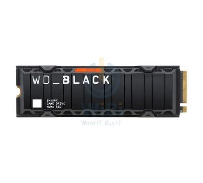 WD Black SN850X NVMe SSD with Heatsink - 8TB / M.2 2280 / Up to 7200MB/s / PCIe 4 x4 - SSD (Solid State Drive) Storage