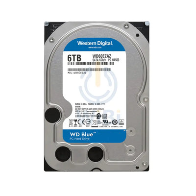 WD Blue Internal Drive - 6TB / 3.5-inch / SATA-III / 5400 RPM / 256MB Buffer