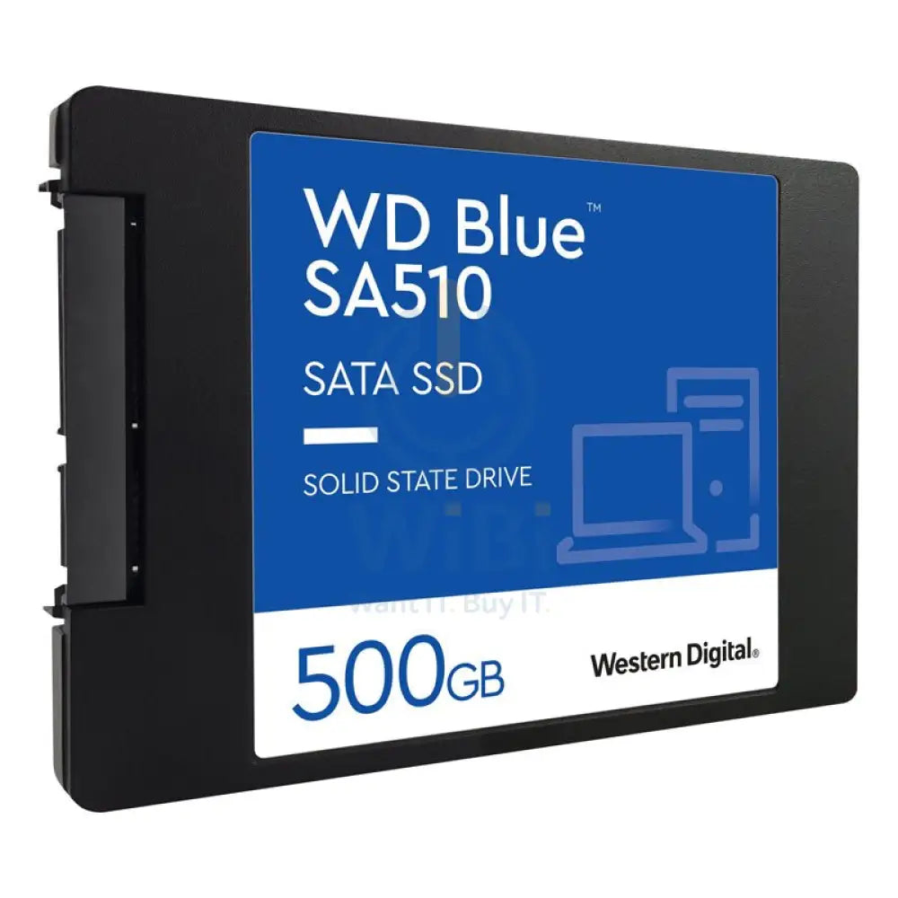 WD Blue SA510 SATA SSD - 500GB / 2.5-inch / SATA-III - SSD (Solid State Drive) Storage > Solid State Drive