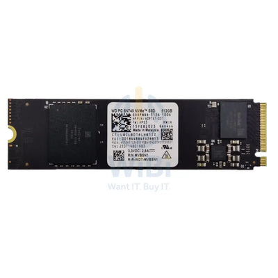 WD PC SN740 M.2 PCIe NVMe SSD - 512GB / M.2 2280 / PCIe 4.0 / Open - SSD (Solid State Drive) Storage > Solid State Drive