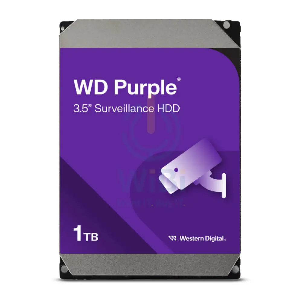WD Purple Surveillance Hard Drive - 1TB / SATA / Up to 110MB/s - Internal Hard Drive Storage > Desktop Hard Drives