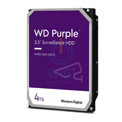 WD Purple Surveillance Hard Drive - 4TB / SATA / Up to 175MB/s - Internal Hard Drive Storage > Desktop Hard Drives