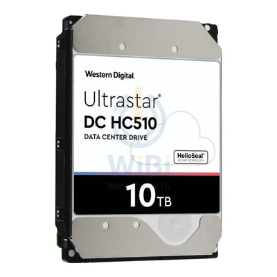 WD Ultrastar DC HC510 Hard Drive - 10TB / 3.5-inch / SAS / 7200 RPM / 1.2 GBps