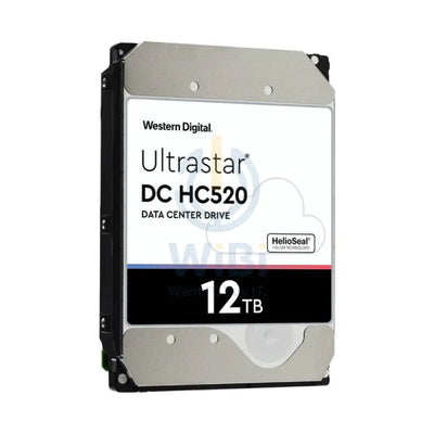 WD Ultrastar DC HC520 Hard Drive - 12TB / 3.5-inch / SATA-III / 7200 RPM / 256MB