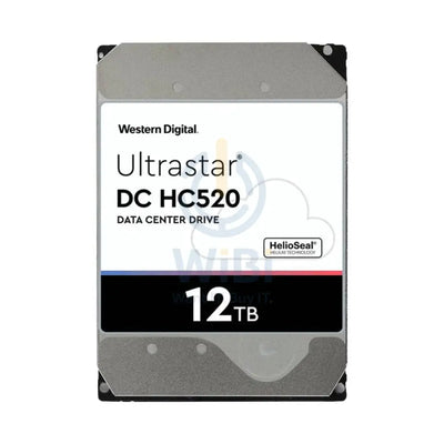 WD Ultrastar DC HC520 Hard Drive - 12TB / 3.5-inch / SATA-III / 7200 RPM / 256MB