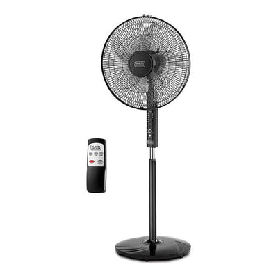 Black+Decker Stand Fan - 16-Inch / 60W / Three Adjustable Speed / Black