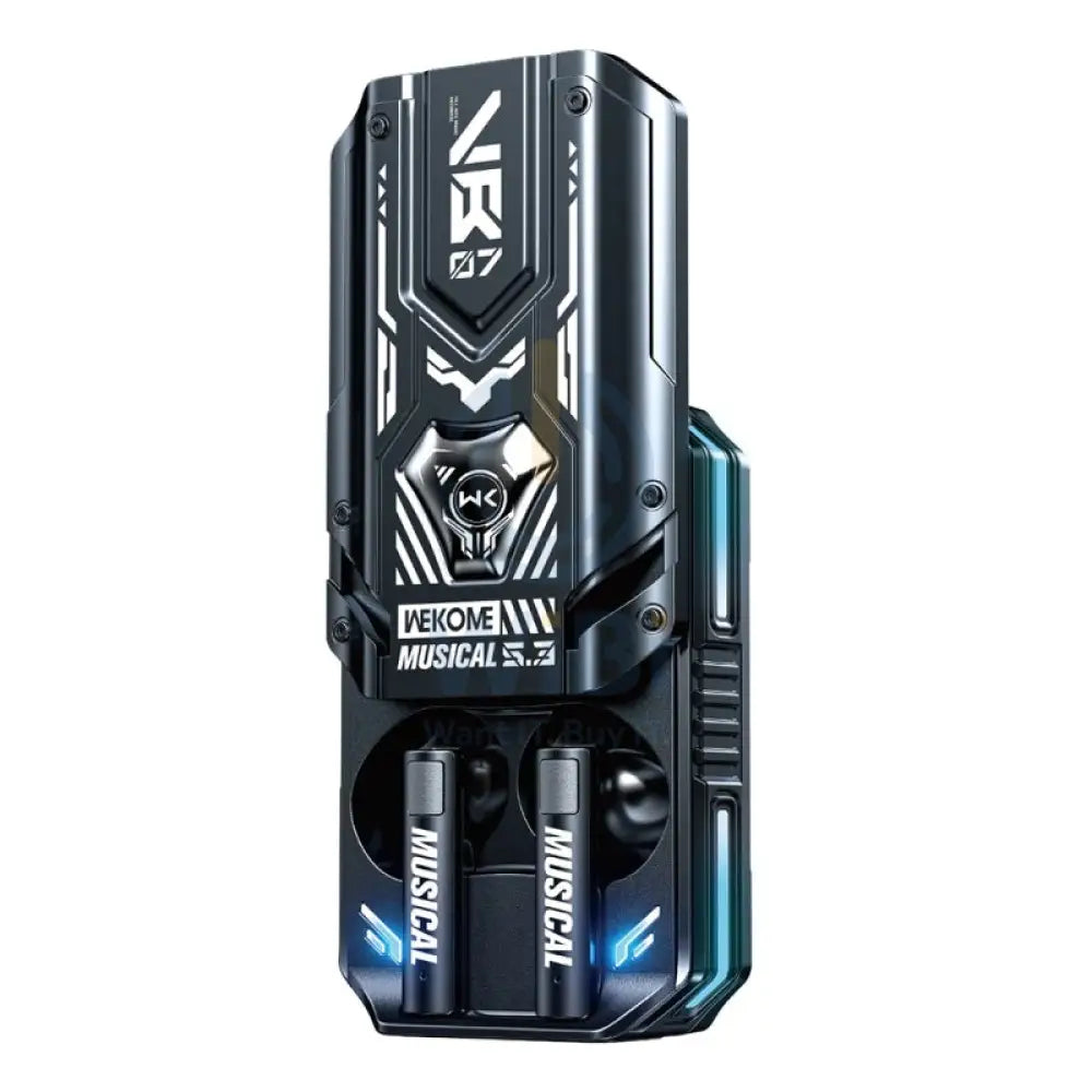 WEKOME VB07 Mecha Series Blade Wireless Bluetooth Earphone - Black Accessories > Audio > Headphones