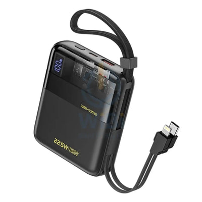 Wekome WP-309 10000mAh 22.5W Super Fast Charge Power Bank with Cable - Black Accessories > Power Bank