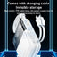 Wekome WP-309 10000mAh 22.5W Super Fast Charge Power Bank with Cable - White Accessories > Power Bank > Offer Zone