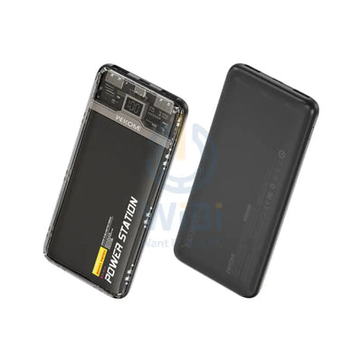 Wekome WP-343 10000mAh Pioneer 2 Generation Transparent Fast Charge Power Bank - Black Accessories > Power Bank