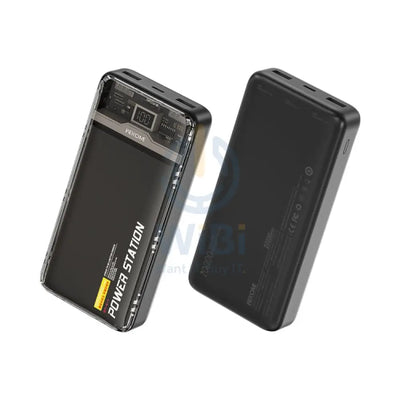 Wekome WP-349 20000mAh Pioneer 2 Generation Transparent Fast Charge Power Bank - Black Accessories > Power Bank