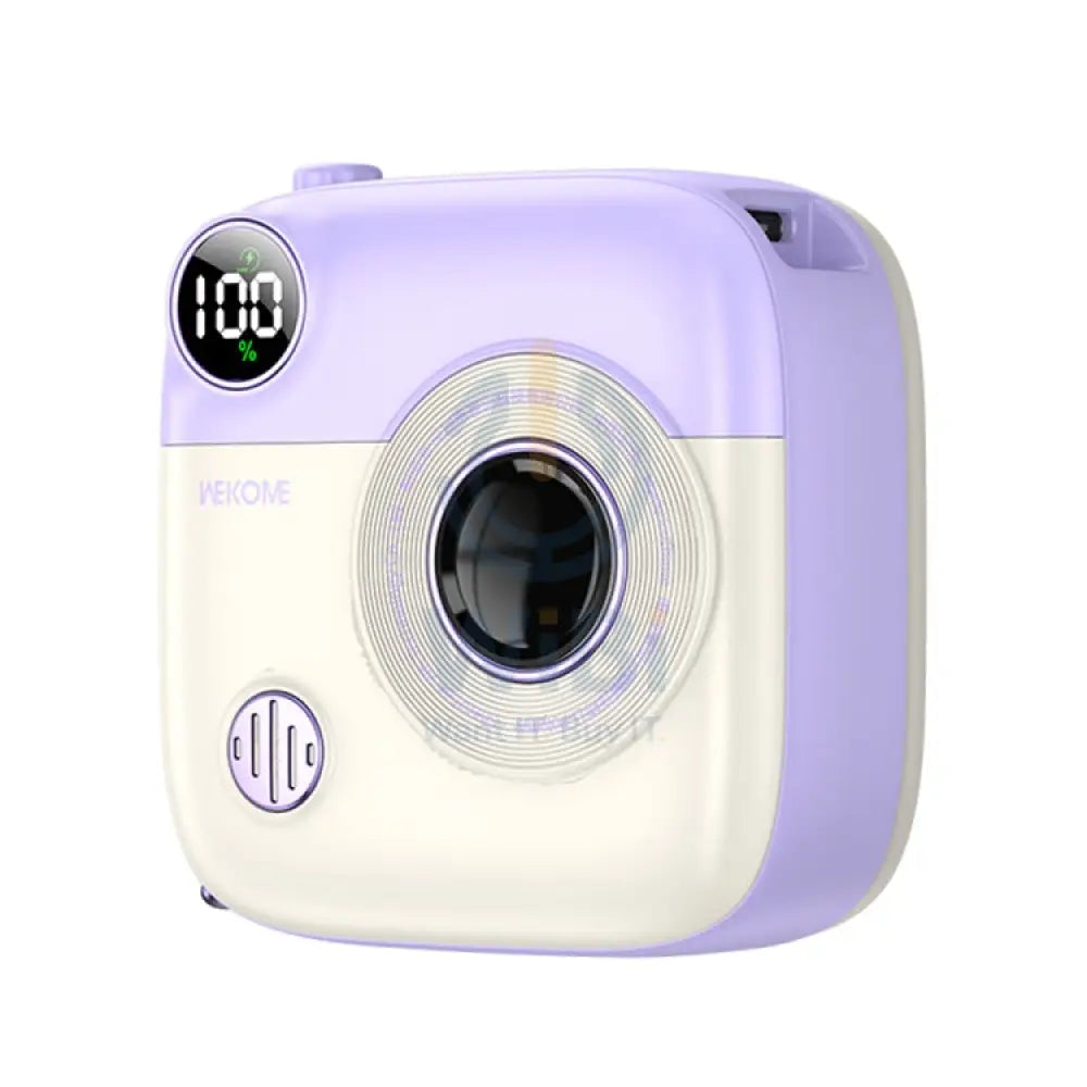 Wekome WP-365 Retro Series 10000mAh Camera 15W Magnetic Fast Charging Power Bank - purple & white Accessories > Power