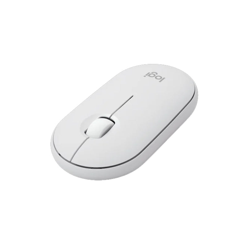 Logitech Pebble Mouse 2 M350S / Wireless / Bluetooth Mouse - Tonal White