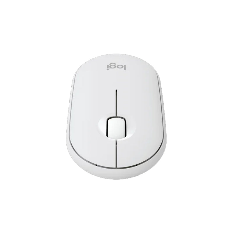 Logitech Pebble Mouse 2 M350S / Wireless / Bluetooth Mouse - Tonal White