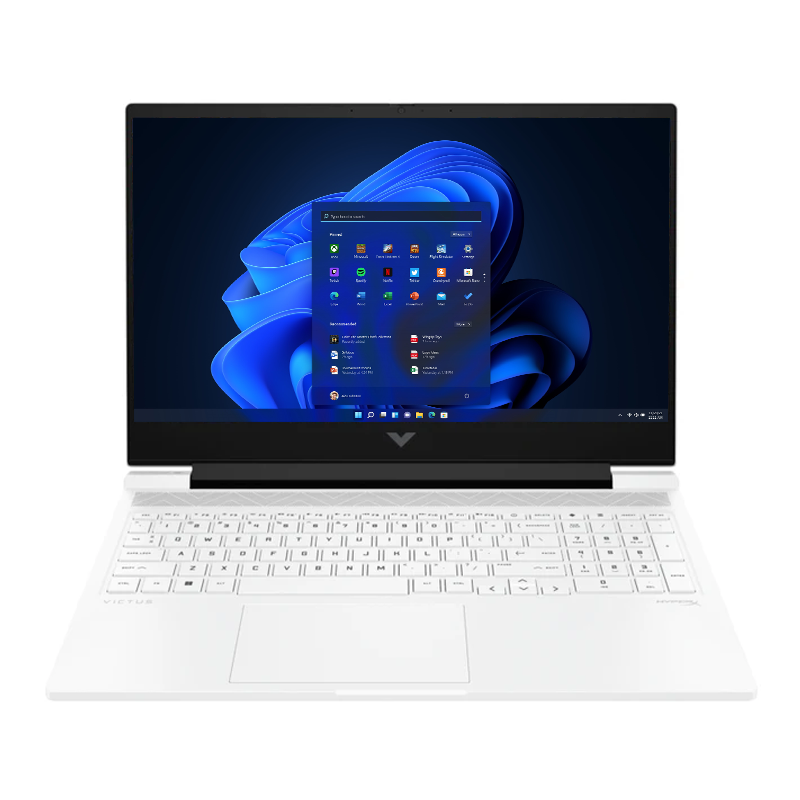 HP Victus Gaming Laptop 16-R1041NE - 16.1" FHD / i7 / 32GB / 1TB (NVMe M.2 SSD) / RTX 4050 6GB VGA / Win 11 Pro / 1YW / Ceramic White - Laptop