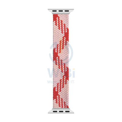Wiwu Braided Loop Watch Band - Apple Watch 42/44/45/49Mm / Pink/Red Accessories > Smart Watches > Straps