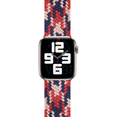 Wiwu Braided Loop Watch Band - Apple Watch 42/44/45/49Mm / Pink/Red/Dark Blue Accessories > Smart Watches > Straps