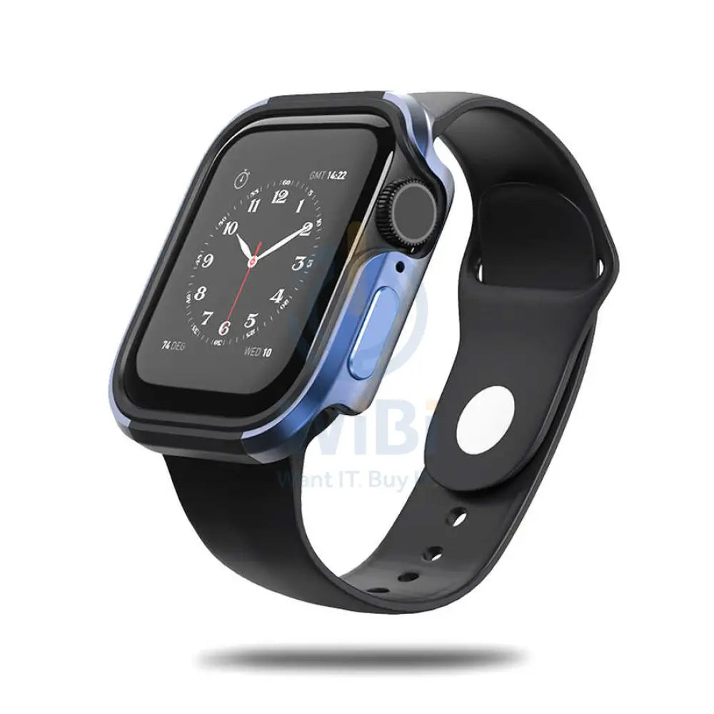 Wiwu Defense Armor Series Watch Case - Apple Watch 44mm/45mm / Blue Accessories > Smart Watches > Cases & Screen