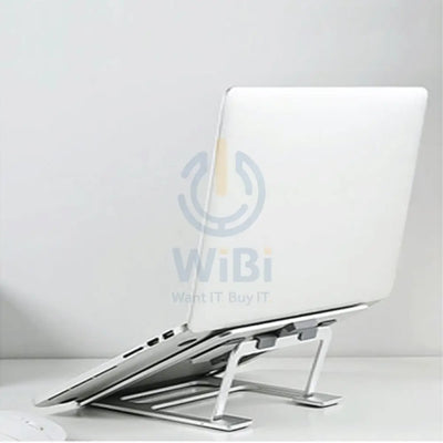WIWU S400 Aluminum Laptop Stand - Silver Accessories > Mobiles & Tablets > Mobiles > Mobile Holder / Stands