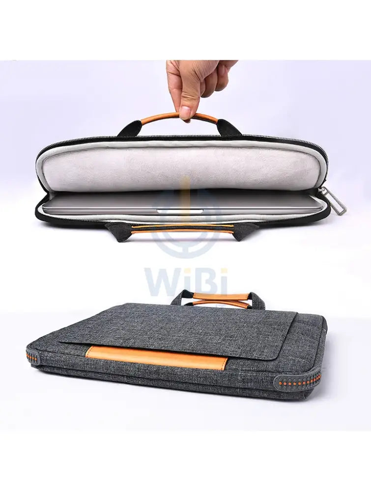 Wiwu Smart Stand Sleeve Hand Bag - Apple Macbook 15-inch / Gray Accessories > Bag