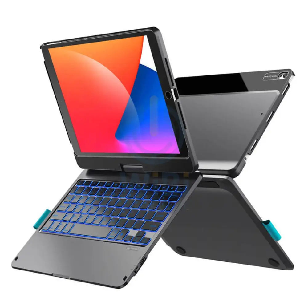 WiWU Waltz Rotating Magic ذكي لوحة مفاتيح حافظة  العربية / أسود اكسسوارات  هواتف  تابلت  تابلت  لوحة مفاتيح