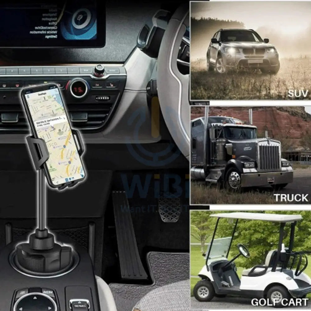 Wixgear Cup Stick Phone Holder - Black Accessories > Mobiles & Tablets > Mobiles > Mobile Holder / Stands