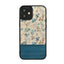 Wooden Case For iPhone 12 & 12 Pro - Blue Flower Accessories > Mobiles & Tablets > Offer Zone
