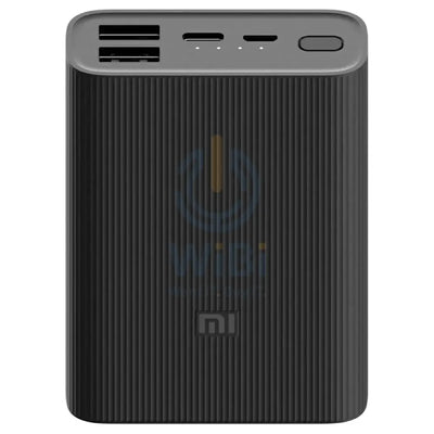 Xiaomi 3 Portable Charger Compact Power Bank - 10000mAh / Micro-USB / USB-C / Black Accessories > Power Bank