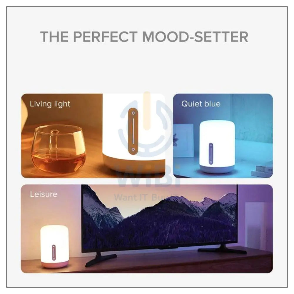 مصباح جانبي شاومي مي2 - بلوتوث/ دبليو آر جي بي