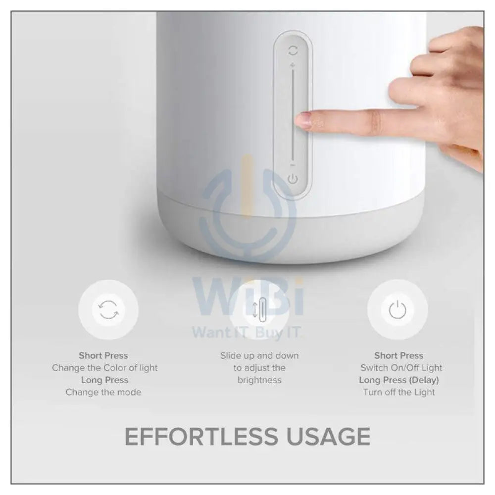 مصباح جانبي شاومي مي2 - بلوتوث/ دبليو آر جي بي