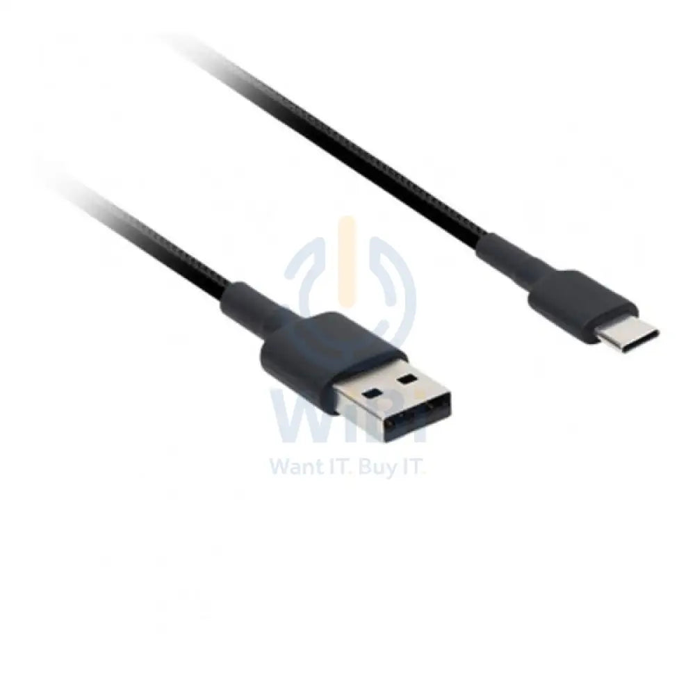 Xiaomi Mi Braided USB Type-C Cable 100cm - Black Accessories > Cables & Converters > Cables