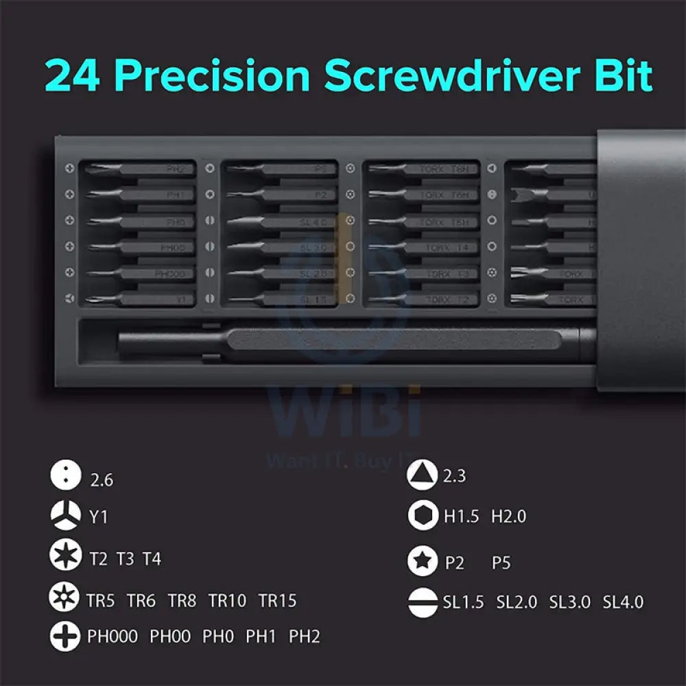 Xiaomi Mi Precision Screwdriver Kit - Dark Gray Accessories > Smart Devices