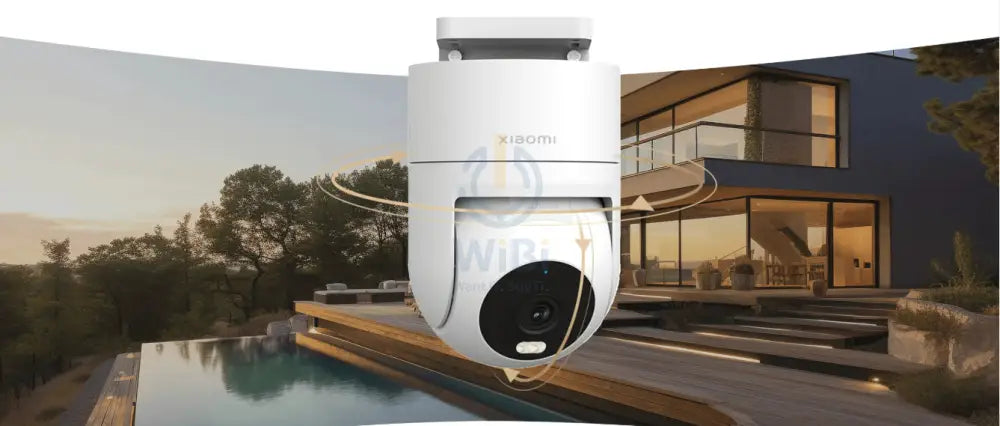 شاومي خارجي كاميرا CW300 - 4MP شفاف / اتصال داخلي ثنائي الاتجاه / فيجن  ليلي / كشف بالذكاء الاصطناعي / واي-فاي / أبيض كاميرات