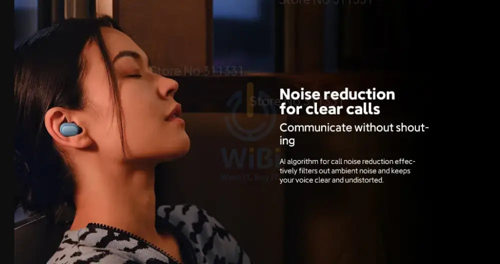 شاومي ريدمي بودز أساسي - بلوتوث / أزرق اكسسوارات  الصوت > سماعات الرأس