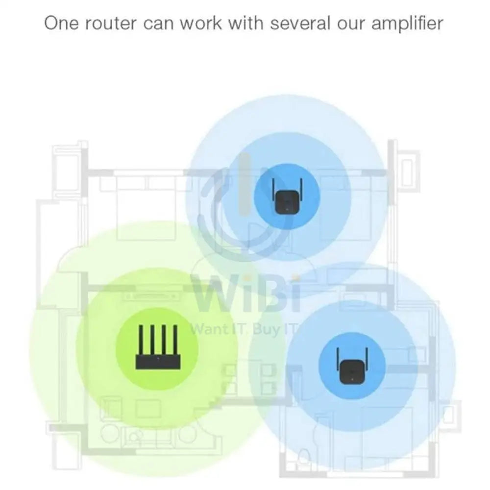 Xiaomi Wi-Fi Range Extender Pro - 300 Mbps / 2.40GHz / Black Networking Products > Wireless Access Point