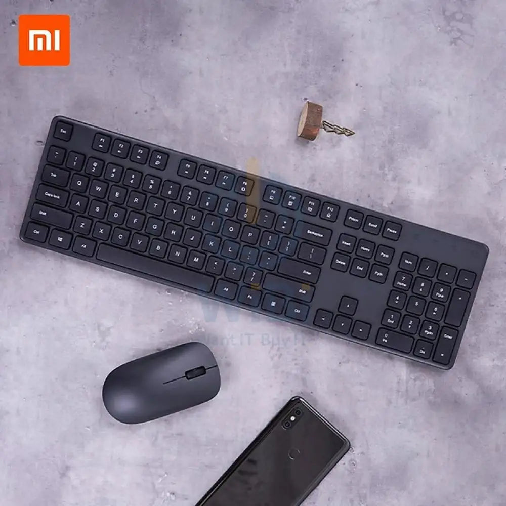 Xiaomi Wireless Keyboard and Mouse Combo - 2.40GHz / Wireless / Black Accessories > Keyboard & Mouse