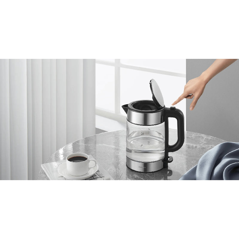 Xiaomi Electric Glass Kettle - 1.7L High Capacity / 2200W High Power Output / Borosilicate Glass