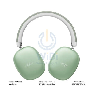 XO BE45 Beiguo Headband Headphone - Bluetooth / 400mAh / Green Accessories > Audio > Headphones