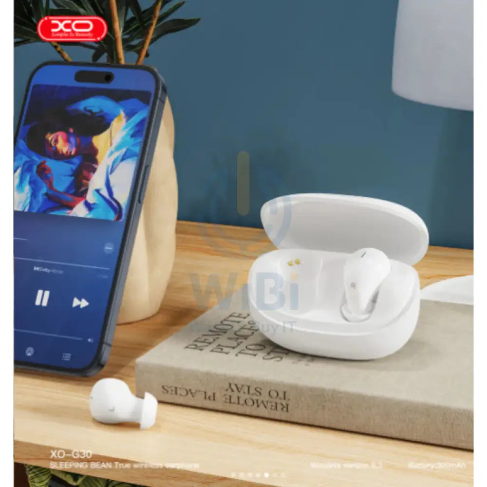 XO XO-G30 Sleeping Bean True Wireless Earbuds - White Accessories > Audio > Headphones