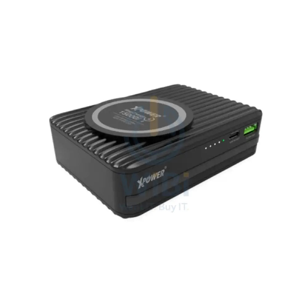 Xpower 3-in-1 Wireless Power Bank And Charger - 15000mAh / 65W / Black Accessories > Power Bank