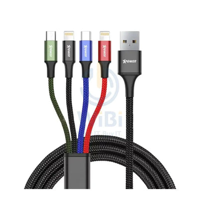 Xpower 4X1 4-in-1 Cable - 2 Meter / Black Accessories > Cables & Converters > Cables
