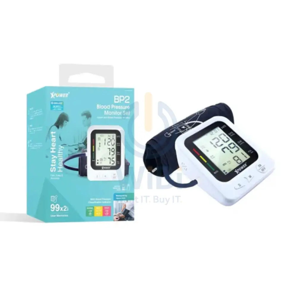 شاشة  LCD لقياس ضغط الدم Xpower - أبيض اكسسوارات > أجهزة ذكي