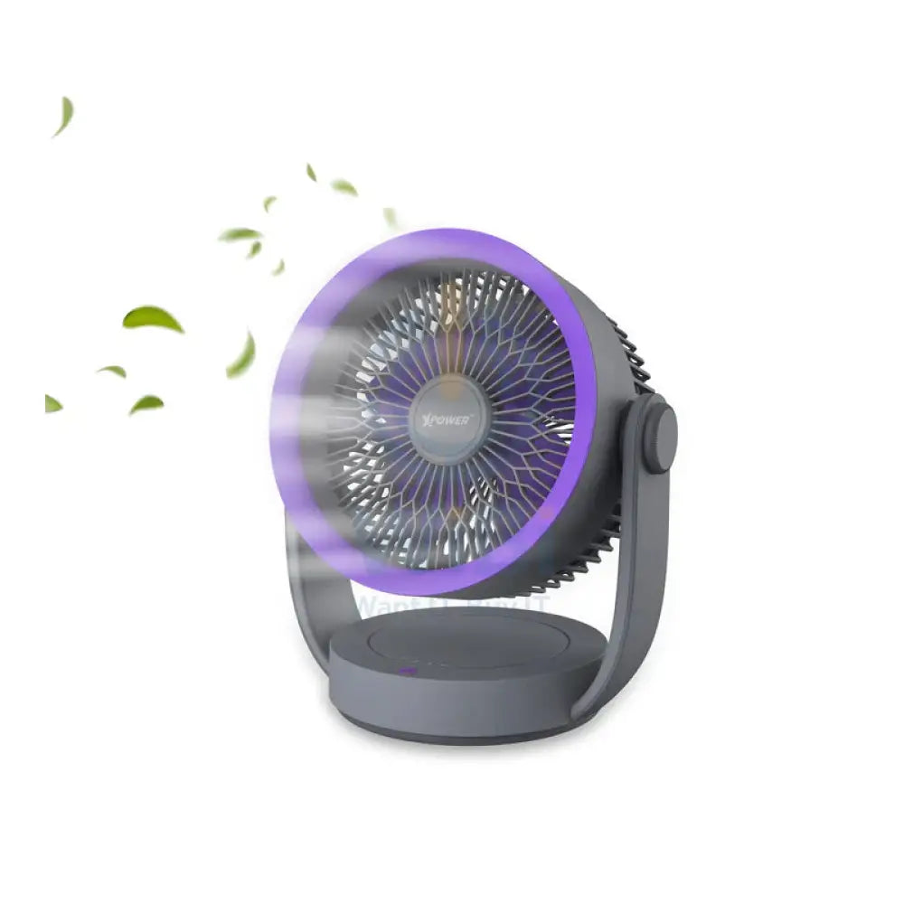 Xpower F17 Portable Desktop Circulation Fan - Grey Accessories > Smart Devices