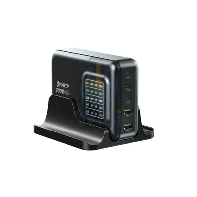 XPower GW200B 4 Output PD 3.0 Gan Wall Charger - 200W / Black Accessories > Power Adapters