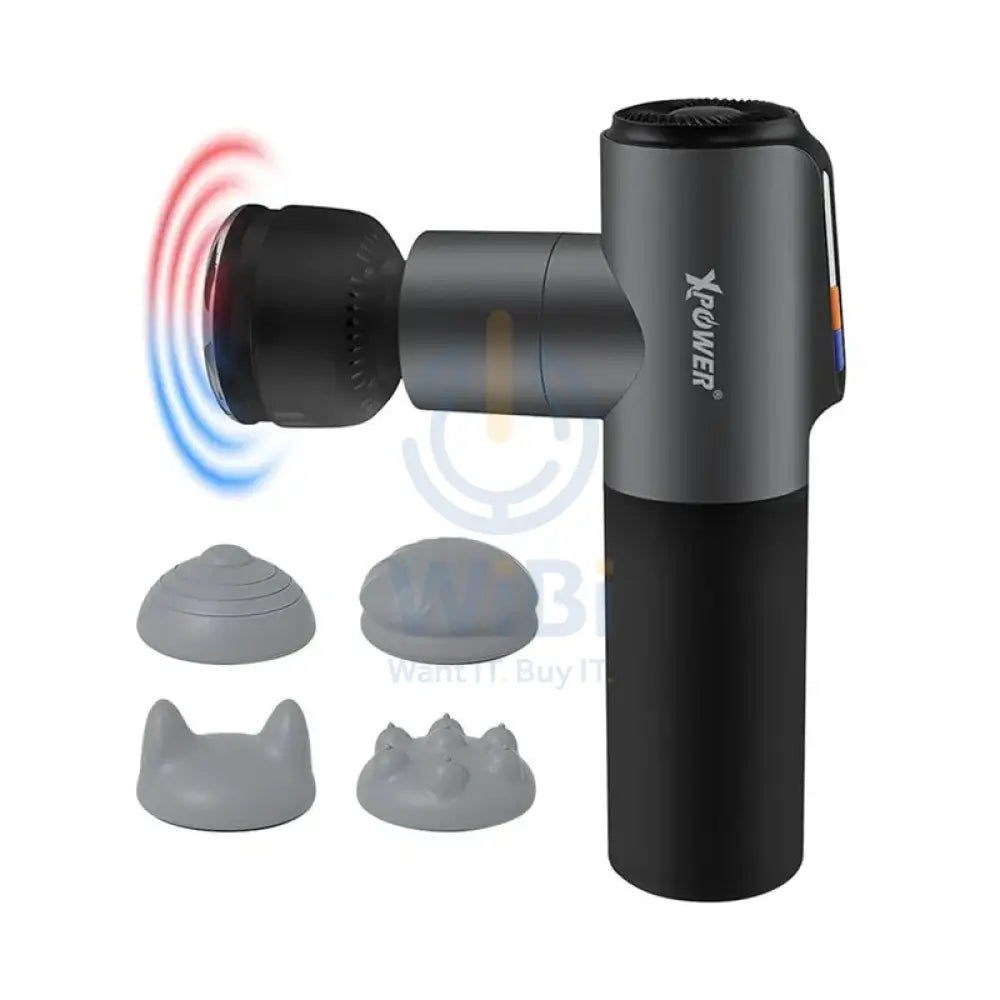 Xpower Mini MG16 3-in-1 Hot & Cold Massage Gun - Black Accessories > Smart Devices