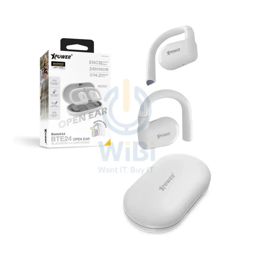 XPower Open Ear Bluetooth Earbuds - White Accessories > Audio > Headphones